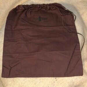 The Original Car Shoe brown high quality cotton drawstring dust bag